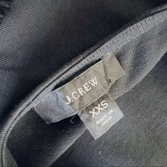 NEW J.Crew Cotton Maxi Eyelet Tiered Bottom Black Dress XXS - Picture 14 of 15